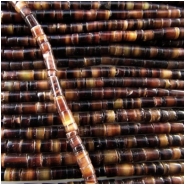 Heishi Black Pen Shell beads (N) 3mm