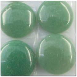 1 Green Aventurine round cabochon (N) 20mm