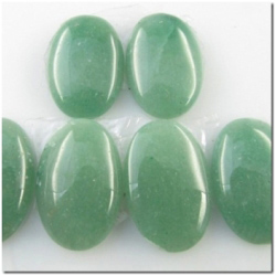 1 Green Aventurine tear drop cabochon (N) 30mm