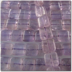 Amethyst Cape square gemstone beads (N) 10mm