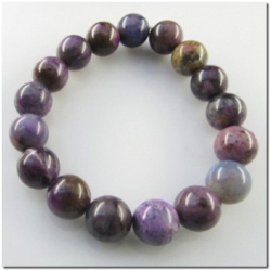 17 Sugilite round gemstone beads (N) 11mm