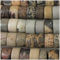 Artistic Jasper heishi 6mm gemstone beads(N) CLOSE OUT!
