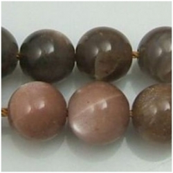 1 Sunstone round 11mm gemstone bead (N)