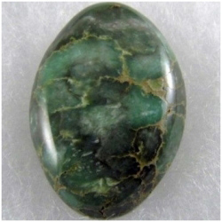 1 Damele Variscite gemstone cabochon 33mm (N)