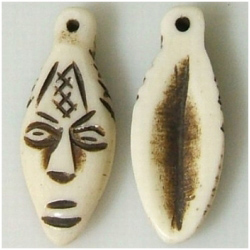 Bone face pendant 29mm CLOSE OUT!