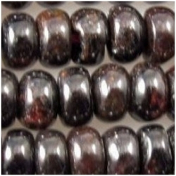 Garnet rondelle 6 to 6.8mm gemstone beads (N)
