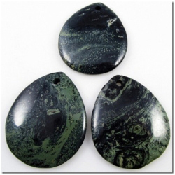 1 Kambaba Jasper pendant 50mm gemstone bead (N)