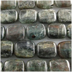Kyanite green rectangle 10mm gemstone beads (N)