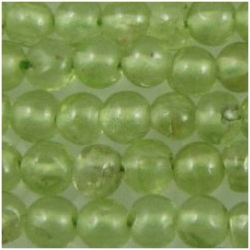 Peridot round 2 to 3mm gemstone beads (N)