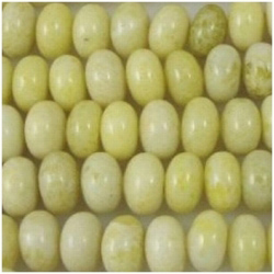 Pineapple Jasper A rondelle 6mm CLOSE OUT! gemstone beads (U)