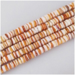 Heishi Spiny Oyster beads 5mm (N)