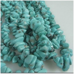 Turquoise Campitos with pyrite graduated nugget 4 to 10mm gemstone beads (S)