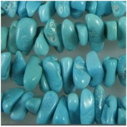 Turquoise Sleeping Beauty nugget 4 to 7mm gemstone beads (N)