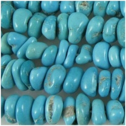 Turquoise Sleeping Beauty nugget 7 to 10mm gemstone beads (N)