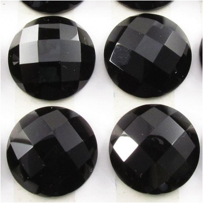 Black Onyx Rose Cut Round Cabochon Gemstone Black Onyx Round rose cut Cabochon gemstone 50 pieces 4mm Black Onyx RoseCut Round Gemstones