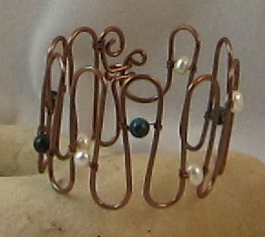 Wire wave bracelet free tutorial