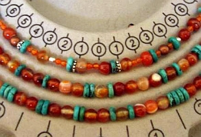 How to make multistrand necklaces