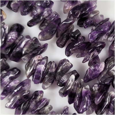 Dog Tooth Amethyst Tumbled Top Drilled Gemstone Beads (N) Approximate Size 17 to 23.7mm long 16 inches CLOSEOUT