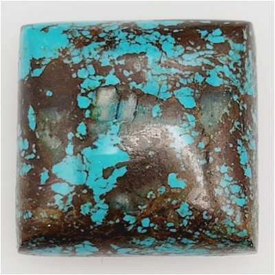 Hubei Turquoise Square Gemstone Cabochon (S) Approximate size 20 x 20.3mm