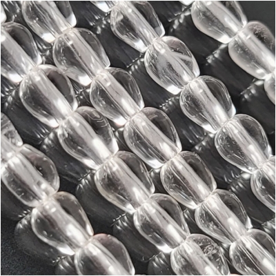 Crystal Quartz Drop Gemstone Beads (N) Approximate Size 6 x 6mm 16 inches CLOSEOUT