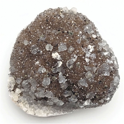 Amethyst Druzy Slice Freeform Gemstone Cabochon (N) Approximate size 26.2 x 27.3mm