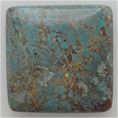 Turquoise Square Gemstone Cabochon (S) Approximate size 20.03 to 20.2mm
