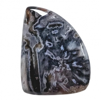 1 Turkish Stick Agate Freeform Gemstone Cabochon (N) 20.45 x 26.2mm