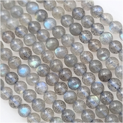 Labradorite Round Gemstone Beads (N) Approximate size 3.5mm 16 inches