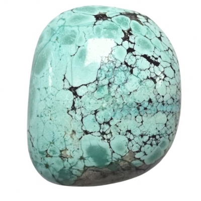 1 Hubei Turquoise Freeform Gemstone Cabochon (S) 22.4 x 26.4mm