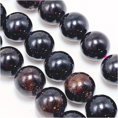 Garnet Round Gemstone Beads (N) 12.5mm 15.5 inches