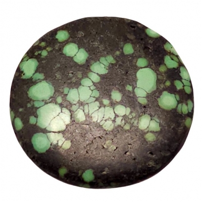 1 Hubei Turquoise Round Gemstone Cabochon (S) 39.95mm