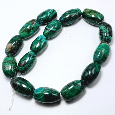 Chrysocolla Nugget Gemstone Beads (S) 23.5 to 28.8mm 15.75 inches Read Description