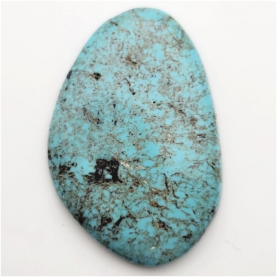 Hubei Turquoise Freeform Gemstone Cabochon (S) Approximate size 28 x 42mm