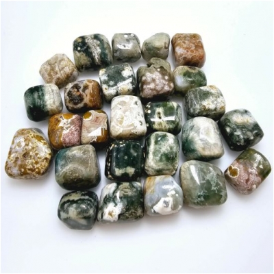 Ocean Jasper AA Nugget Gemstone Beads (N) 5.9 x 20mm to 19.28 x 27.79mm 15 inches