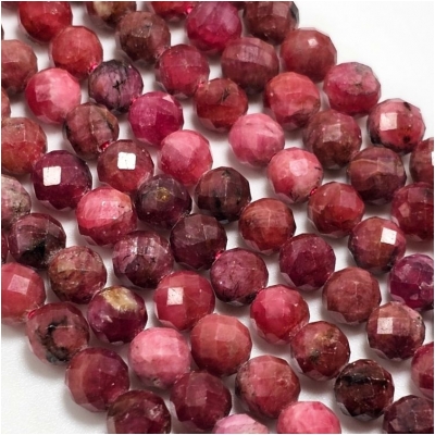 Ruby Faceted Round Gemstone Beads (N)5.75mm 15 inches