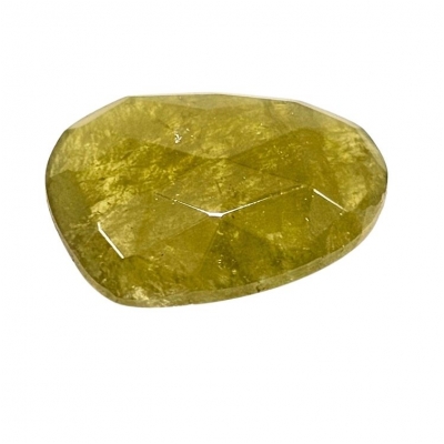 1 Sphene Rose Cut Grade AA Gemstone Cabochons (N) 9.7 x 13mm