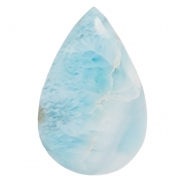 Larimar Teardrop Gemstone Cabochon (N) 20.6 x 31.7mm