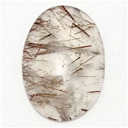 Red Rutile Quartz Oval Gemstone Cabochon (N) 24.7 x 34.73mm