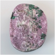 1 Cobalto Calcite Druzy Gemstone Cabochon (N) Approximate size 32.37 x 41.58mm  CLOSEOUT