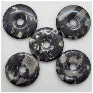 1 Silver Leaf Jasper Donut Gemstone (N) 48.62 to 49.64mm CLOSEOUT