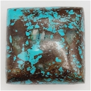 Hubei Turquoise Square Gemstone Cabochon (S) Approximate size 20 x 20.3mm
