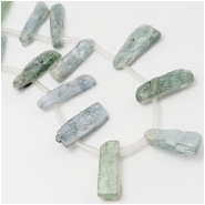 Kyanite Top Drilled Stick Gemstone Beads (N) 15.8 to 22.5mm