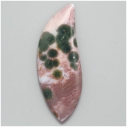 Ocean Jasper AA Old Stock Freeform Gemstone Cabochon (N) 22.5 x 60.6mm