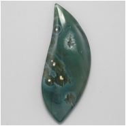 Ocean Jasper AA Old Stock Freeform Gemstone Cabochon (N) 24.7 x 64.8mm