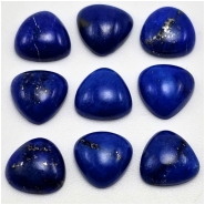 2 Lapis Lazuli Trillion Gemstone Cabochons (N) 6mm
