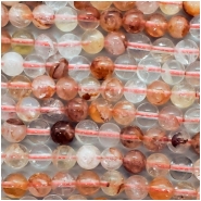 Hematoid Quartz Round Gemstone Bead (N) 6mm 15 inches CLOSEOUT