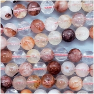 Hematoid Quartz Round Gemstone Bead (N) Approximate size 9.89 to 10.52mm 16 inches CLOSEOUT