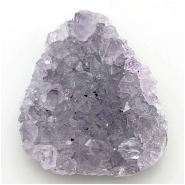 Amethyst Druzy Slice Freeform Gemstone Cabochon (N) Approximate size 23.45 x 26.96mm