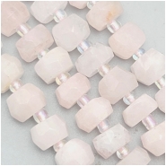Kunzite Faceted Rondelle Gemstone Beads (N) Approximate size 6mm 16 inches