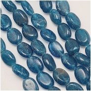 Neon Apatite 6 x 8mm Oval Gemstone Beads (N) 15.5 inches